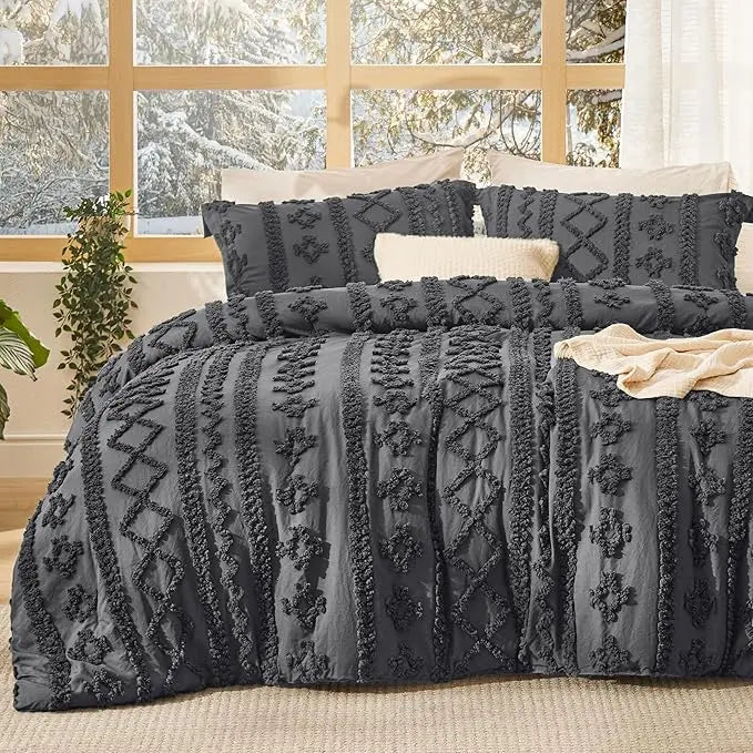 Boho Arch Quilt Bedding Set 3-Piece — 1 Quilt + 2 Shams, Ultra-Soft All-Season Coverlet