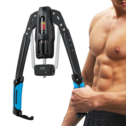2-in-1 Home Gym Chest Trainer 22-440lbs Arm Exerciser & Roller